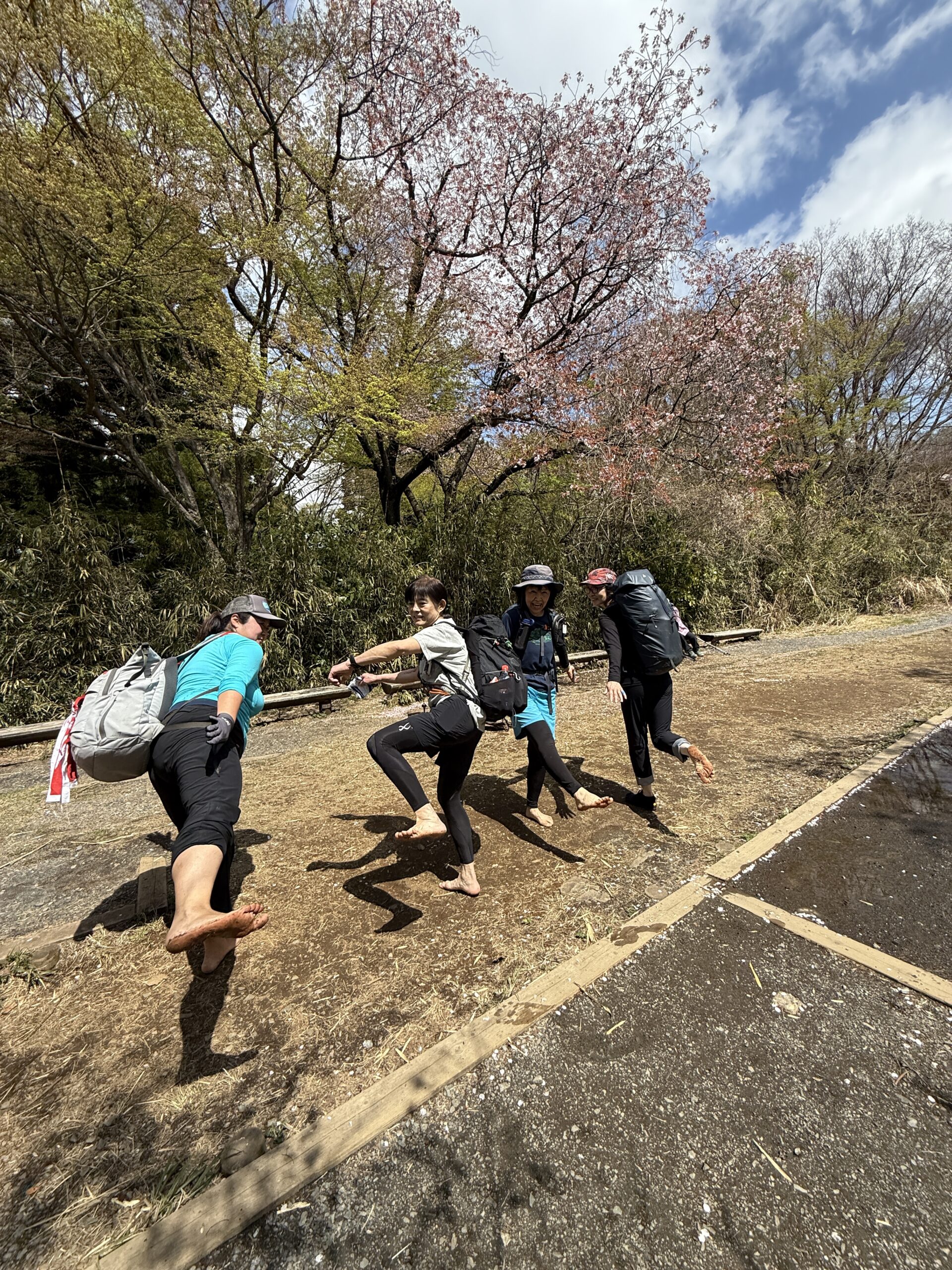はだし登山部＠高尾山4